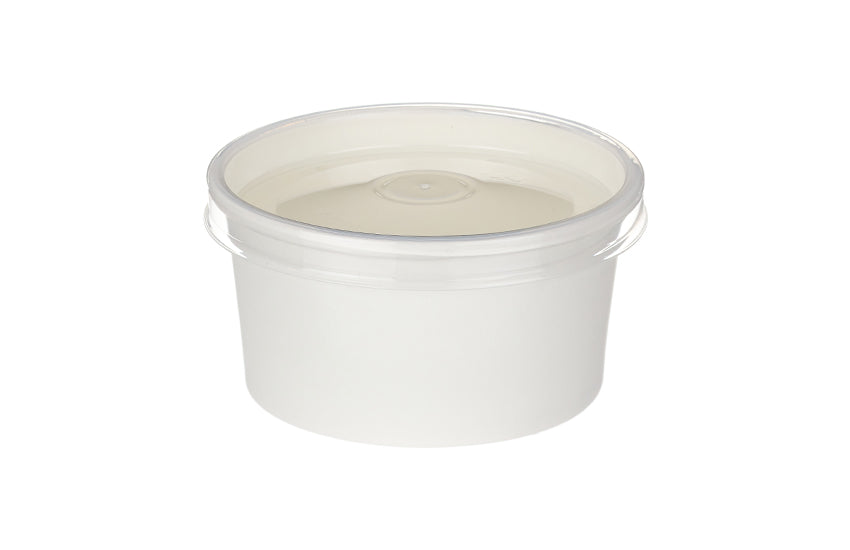 White Paper Takeaway Portion Pots & Lids - 4oz or 7oz (Pack of 250)