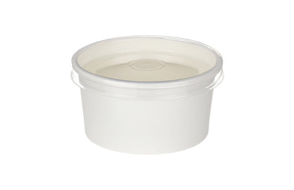White Paper Takeaway Portion Pots & Lids - 4oz or 7oz (Pack of 250)