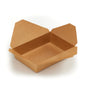 Large #2 Kraft Folded Board Food Box - Case of 280
