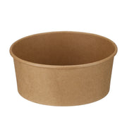 750ml Round Kraft Deli Bowls - Case of 300