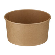 1000ml Round Kraft Deli Bowls - Case of 300