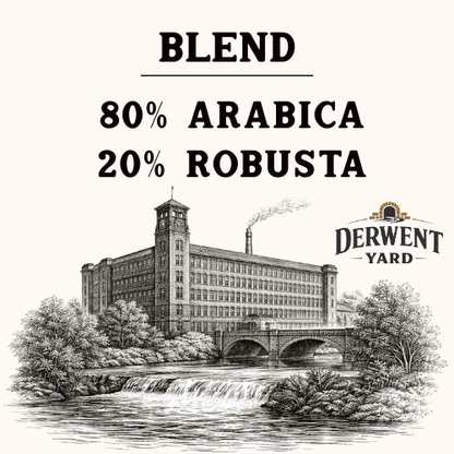 Derwent Yard Mill Roast Coffee Beans - 1kg (Case of 6)