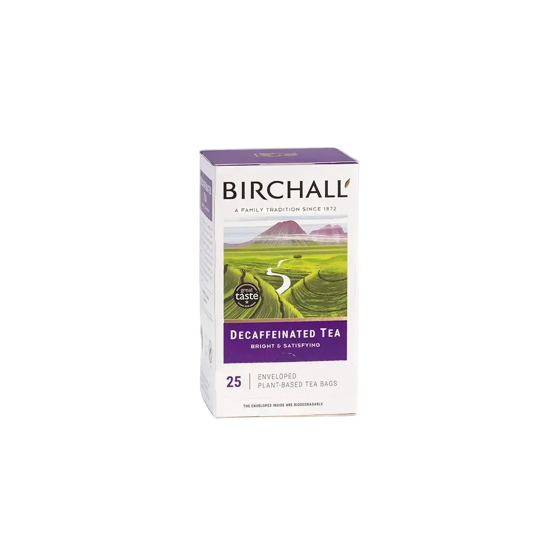 Birchall Decaf Individually Wrapped Envelope Tea Bags – 25 Pack