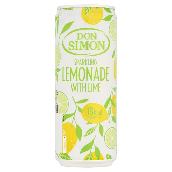Don Simon Sparkling Lemon & Lime - 330ml (Pack of 12)