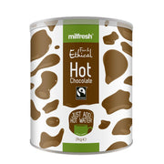 Milfresh Fair & Ethical Instant Hot Chocolate Powder Catering Tin - 2kg - Add Hot Water