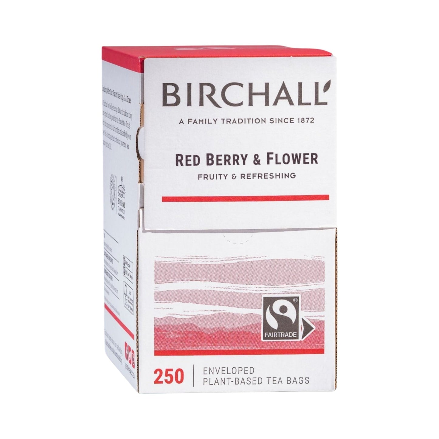 Birchall Red Berry & Flower Individually Wrapped Envelope Tea Bags – 250 Pack