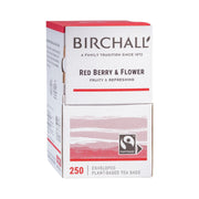 Birchall Red Berry & Flower Individually Wrapped Envelope Tea Bags – 250 Pack