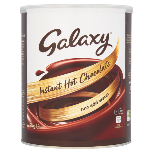 Galaxy Instant Hot Chocolate Powder Catering Tin - 2kg - Add Hot Water
