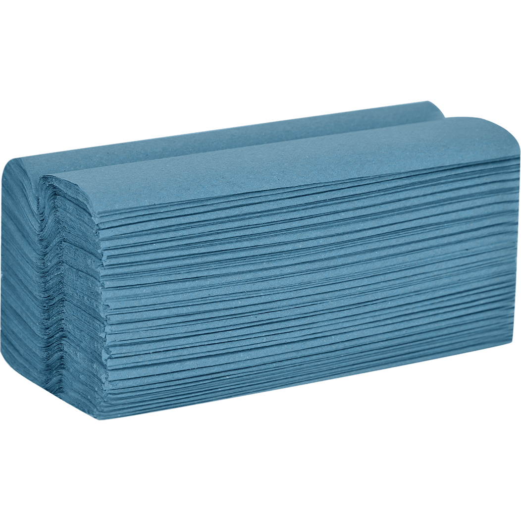 PRO C-Fold 1 Ply Blue Paper Towels - 22x31cm (1x2640)