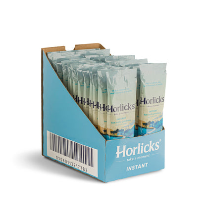 Horlicks Instant Sachets - Malted Drink Portion Sticks - Pack of 30