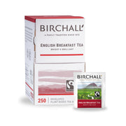Birchall English Breakfast Individually Wrapped Envelope Tea Bags – 250 Pack