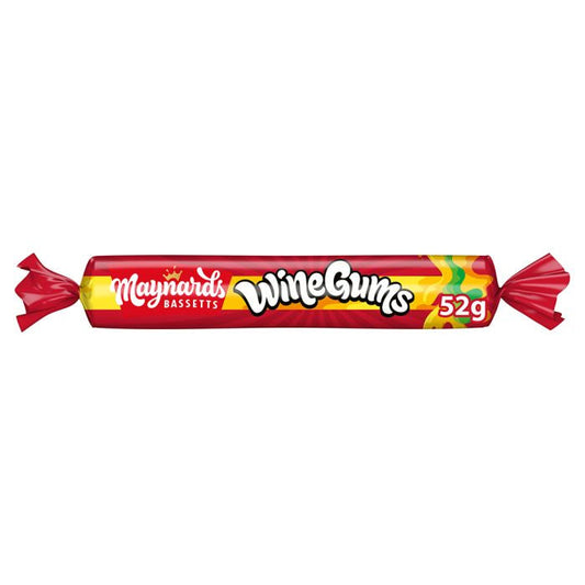 Maynards Wine Gum Rolls 52g - (Box of 30)