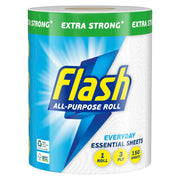 Flash All-Purpose Everyday Essential Sheets 3-Ply – 150 Sheets