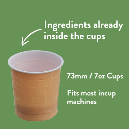 Nescafe Gold Blend White Decaf Coffee 73mm In-Cup Vending Drinks