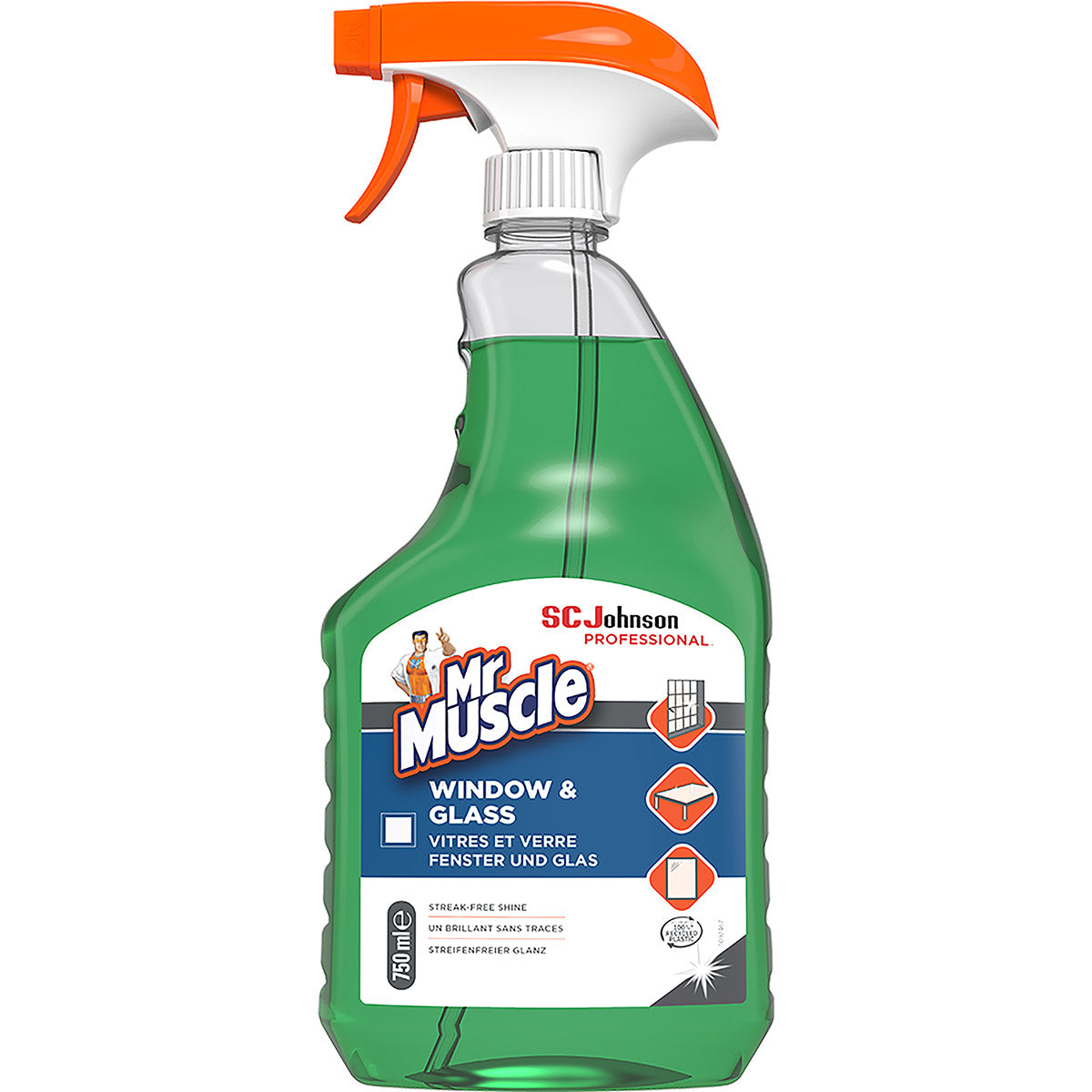 Mr Muscle Professional Window & Glass Cleaner 750ml - Case of 6