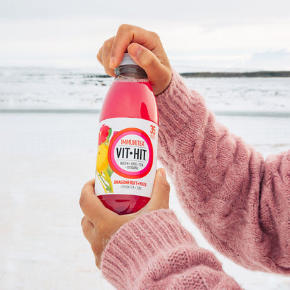 VITHIT Immunitea Dragonfruit & Yuzu - 500ml (Pack of 12)