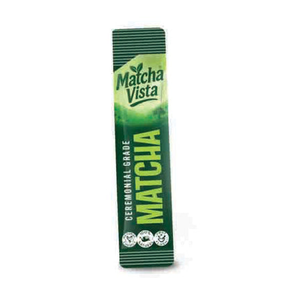 Matcha Vista Ceremonial Grade Matcha Powder 2g Sachet Portions - Pack of 100