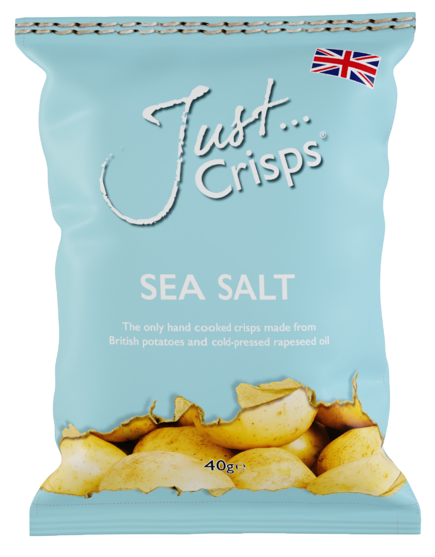 Just Crisps: Sea Salt - 40g (Box of 24)
