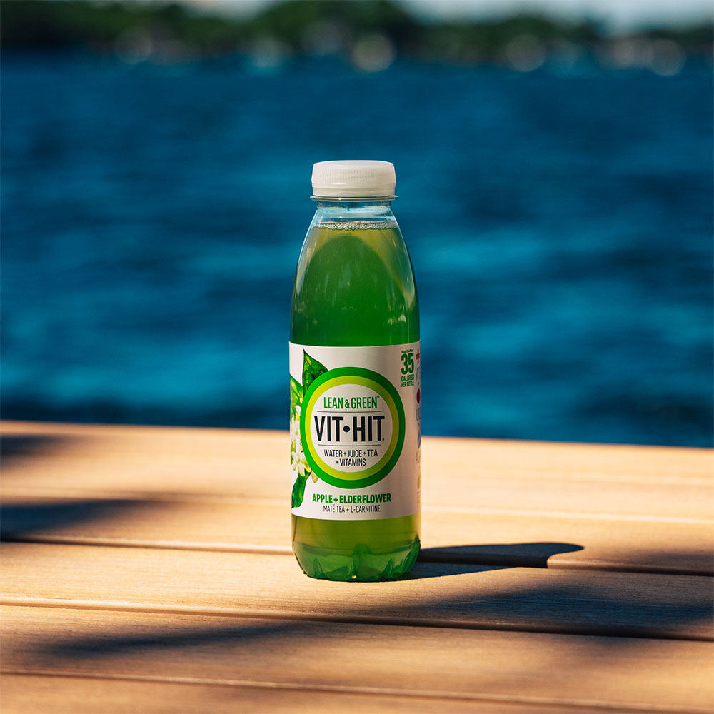 VITHIT Lean & Green Apple & Elderflower - 500ml (Pack of 12)