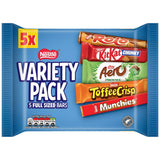 Nestle Variety Pack (Rolo, Kit Kat Chunky, Aero Peppermint, Toffee Crisp, Munchies)
