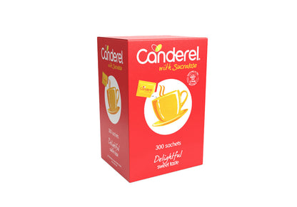 Canderel Sucralose Sweetener Sachets – 300 Dispenser Tab Box