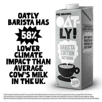 Oatly Barista Edition Oat Drink - 1L - Pack of 6