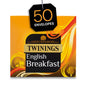 Twinings English Breakfast Individually Wrapped Envelope Tea Bags – 50 Pack