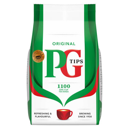 PG Tips One Cup Catering Tea Bags - Bulk Bag of 1100