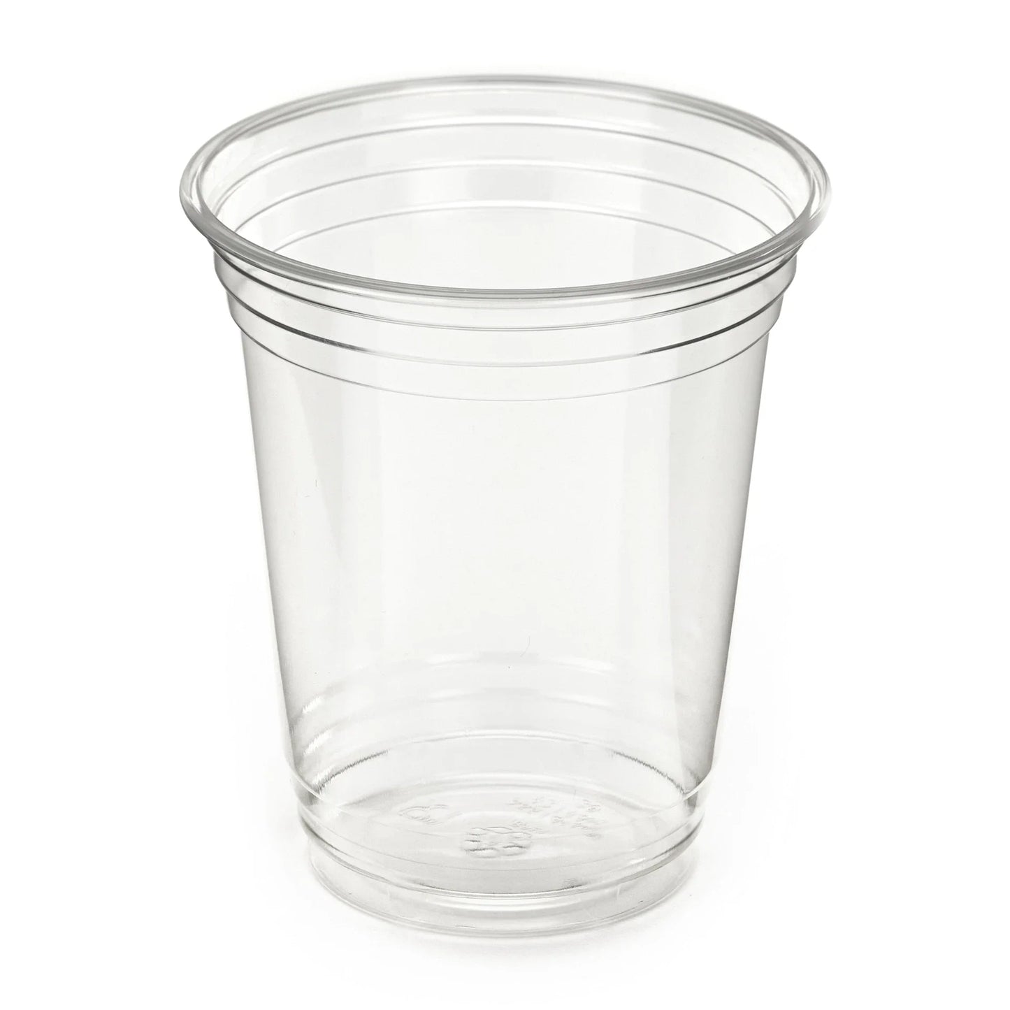 14oz Clear Plastic Cold Cups - rPET Smoothie Cups - Case of 1000