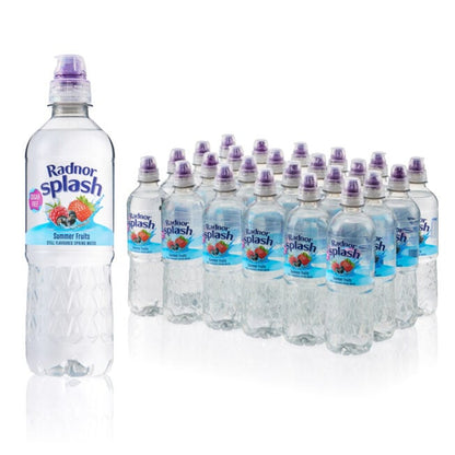 Radnor Splash Summer Fruits Sugar Free Flavoured Water - 500ml (Pack of 24)