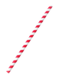 Biodegradable Red & White Paper Straws 8inch - 6mm Diameter (Pack of 250)