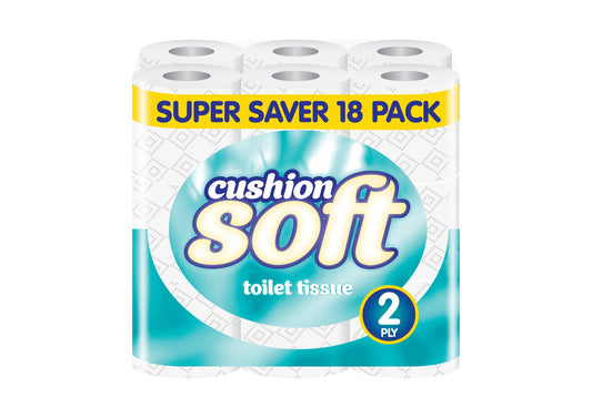 Cushion Soft Toilet Tissue 2-Ply – Pack of 18