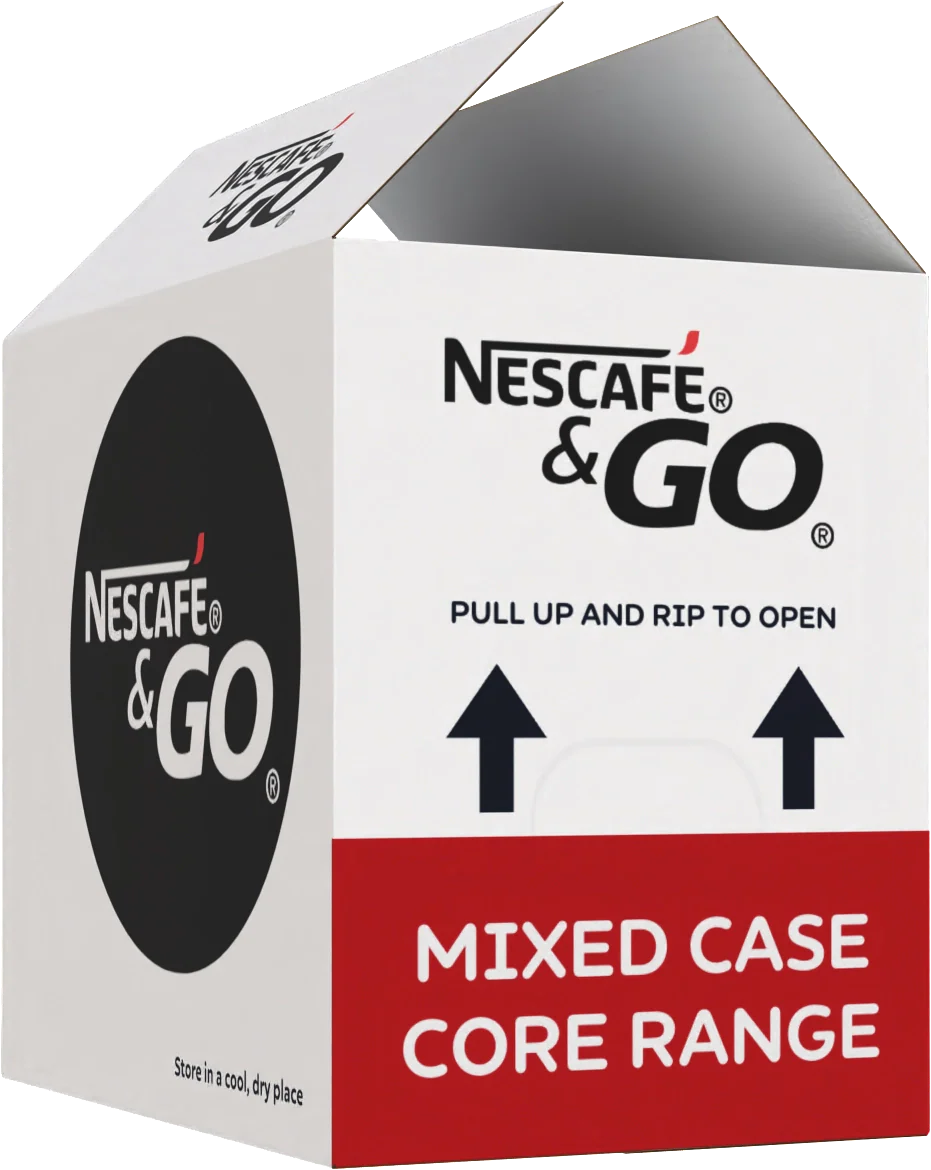 Nescafe & Go Mixed Cups Case - Core Range (60 Cups)