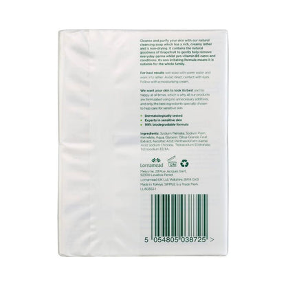 Simple Pure Soap Sensitive Twin Pack 100g (Case of 24)