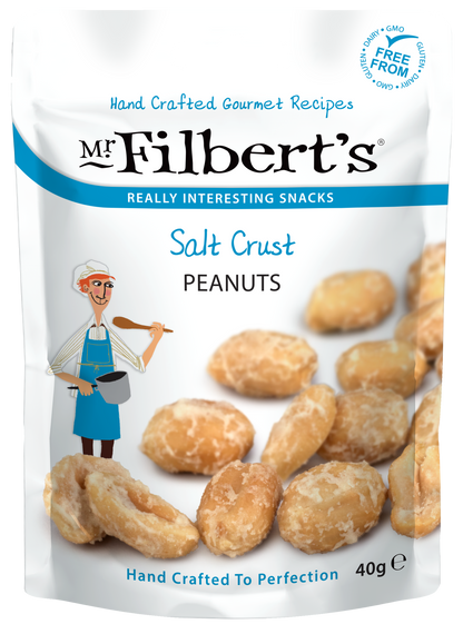 Mr Filbert's Salt Crust Peanuts – 40g (Box of 20)
