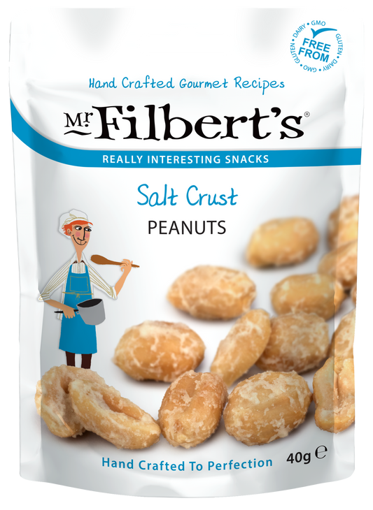 Mr Filbert's Salt Crust Peanuts – 40g (Box of 20)