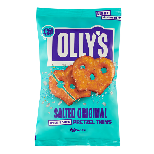 Olly's Pretzel Thins Original Salted 35g - Box of 10