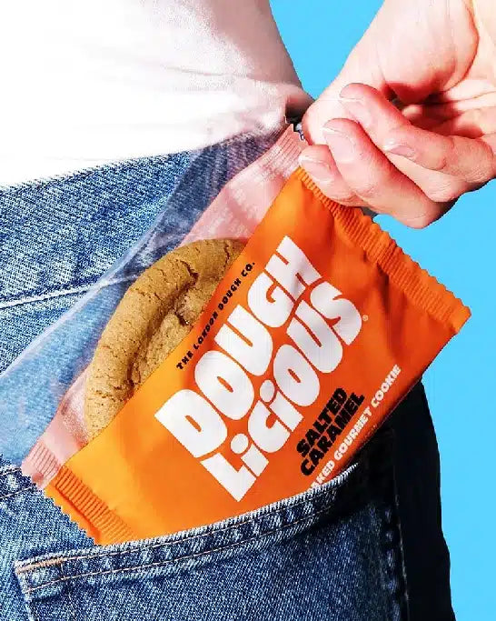 Doughlicious Salted Caramel Soft Bake Cookie - 82g (Pack of 12)