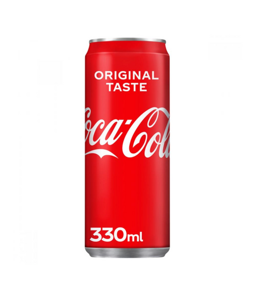 Coca-Cola Original Taste - 330ml Sleek Cans Irish Import (Case of 24)