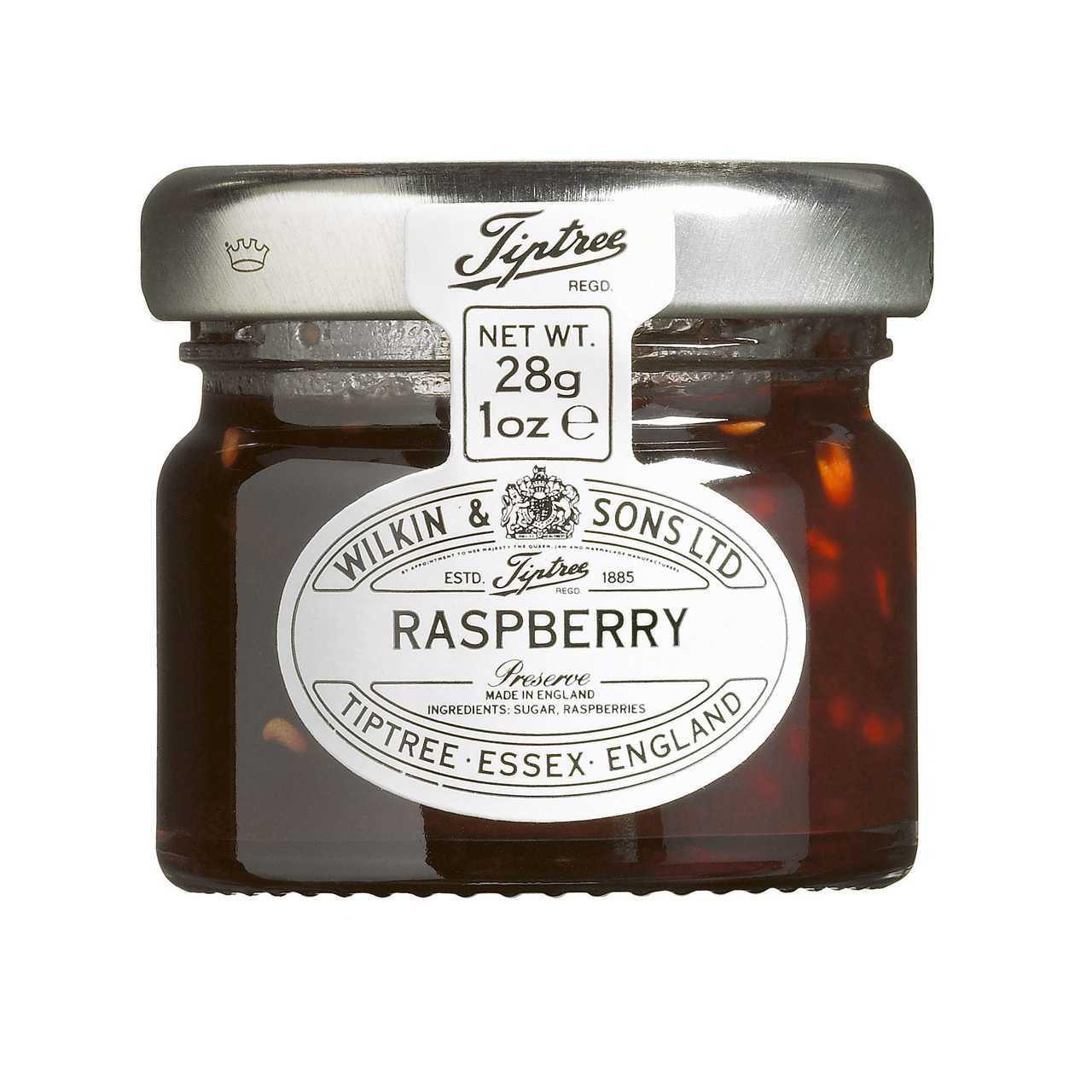 Tiptree Raspberry Mini Jam Jars – 28g – Pack of 72