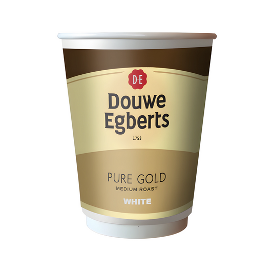 Douwe Egberts Pure Gold White Coffee - Nescafe & Go Compatible Cups (Pack of 10)