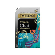 Twinings Vanilla Chai Individually Wrapped Envelope Tea Bags – 20 Pack