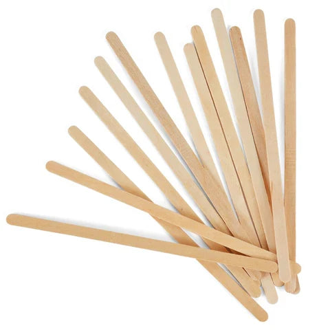 7.5" Wooden Tea & Coffee Stirrers - Pack of 1000