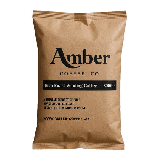 Amber Coffee Co Rich Roast Instant Vending Coffee - 300g (Case of 10)
