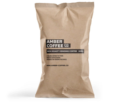 Amber Coffee Co Rich Roast Instant Vending Coffee - 300g (Case of 10)