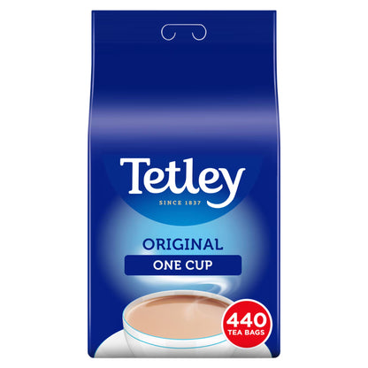 Tetley One Cup Catering Tea Bags - Bulk Pack of 440