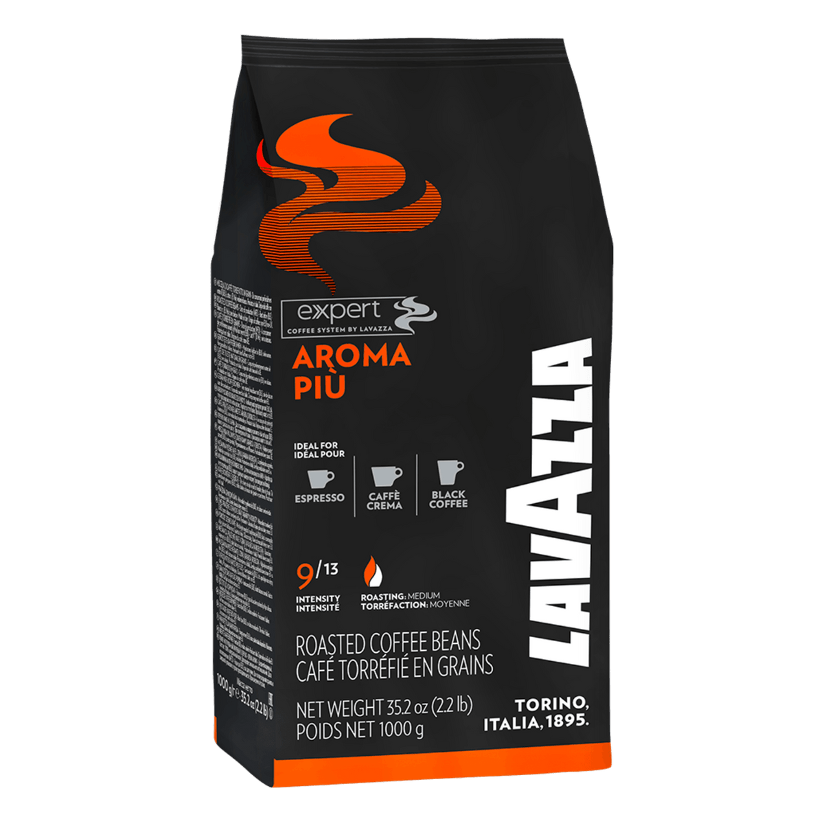 Lavazza Expert Aroma Piu Coffee Beans - 1kg