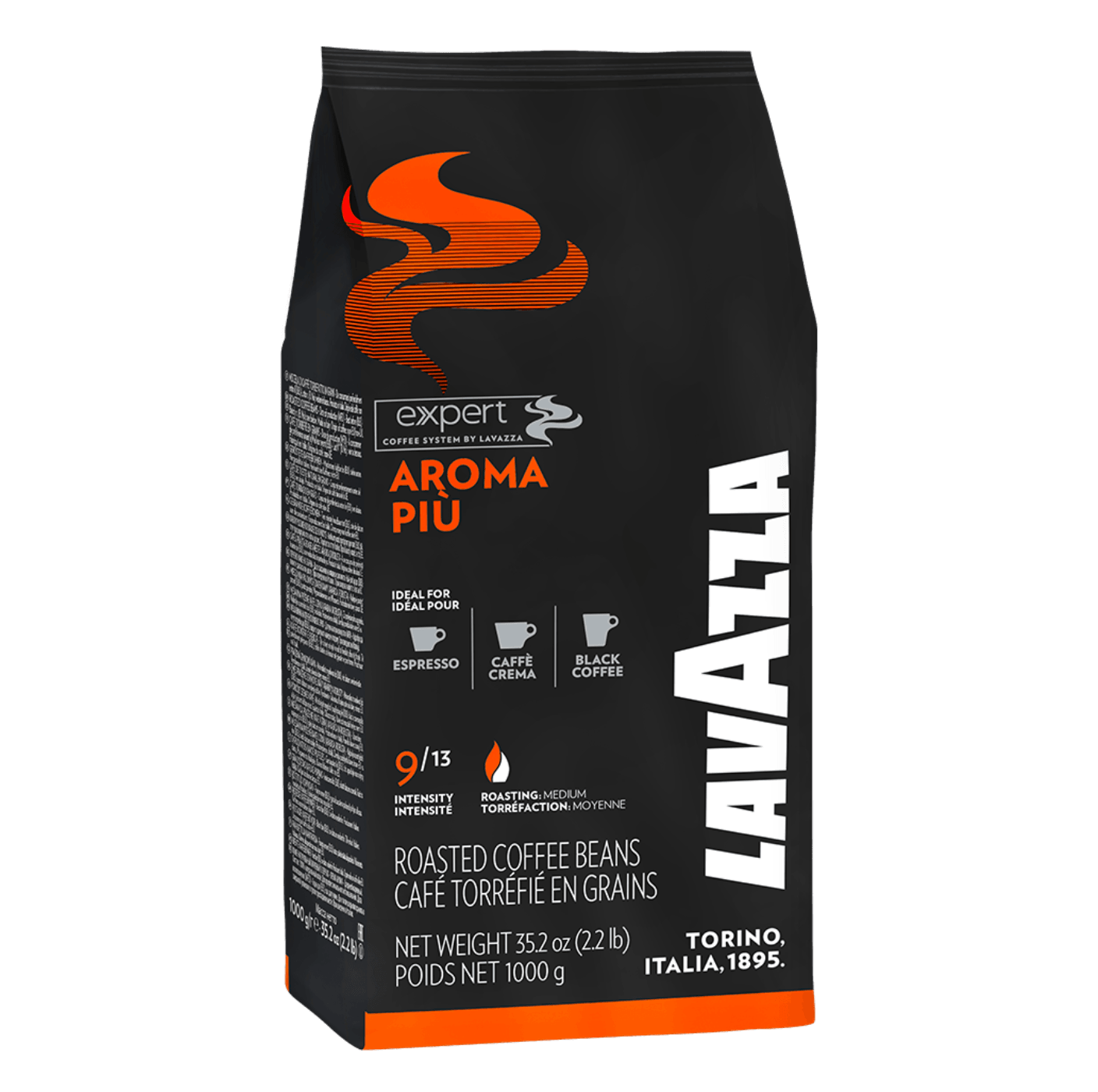 Lavazza Expert Aroma Piu Coffee Beans - 1kg