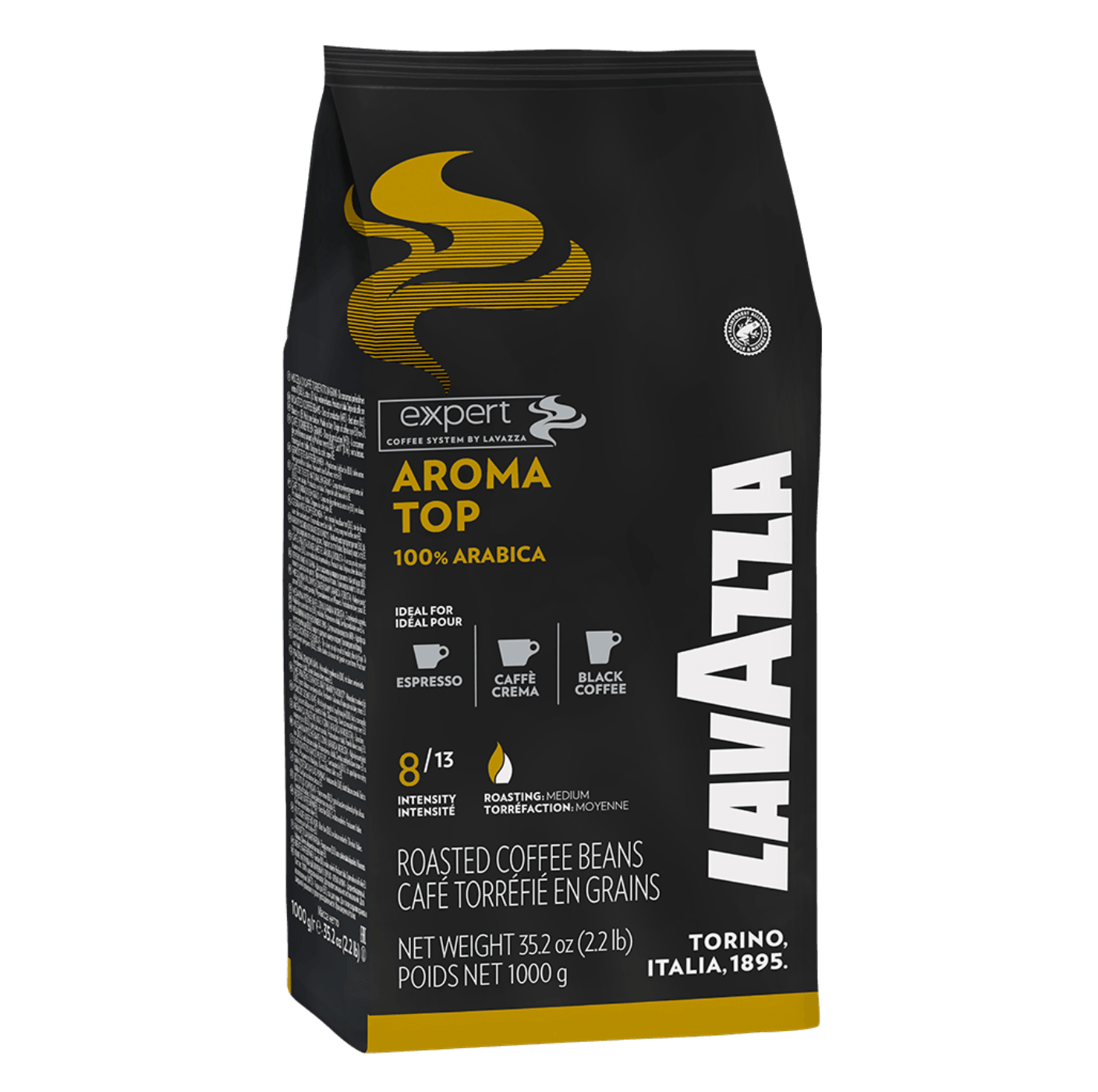 Lavazza Expert Aroma Top Coffee Beans - 1kg