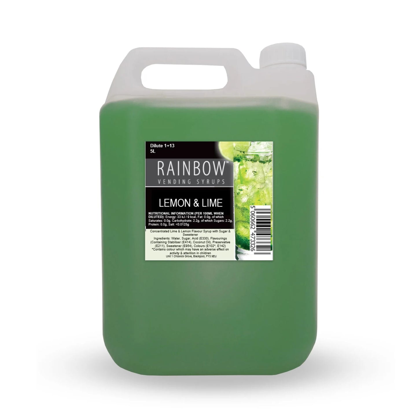 Lemon & Lime Vending Syrup  (5 Litre)